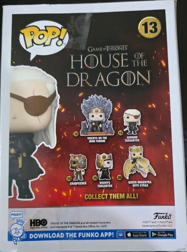 Funko Pop! Aemond Targaryen 13 House of the Dragon