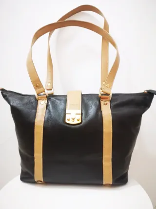 Borsa Picard Pelle Nera e Beige