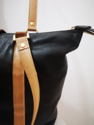 Borsa Picard Pelle Nera e Beige