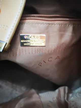 Borsa Picard Pelle Nera e Beige