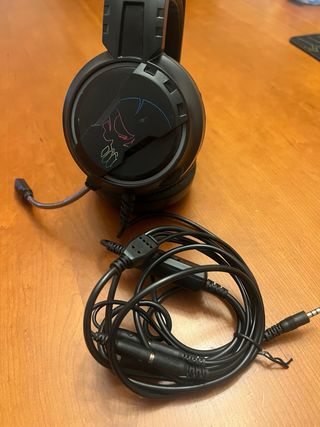 Set tastiera azerty + mouse + mouse pad + cuffie con microfono