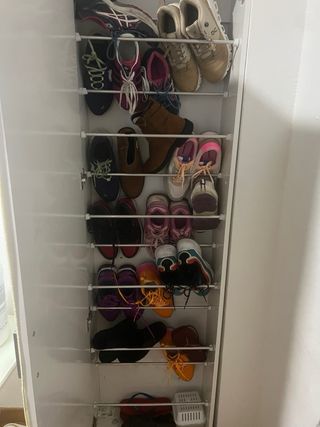 Mueble zapatero con espejo