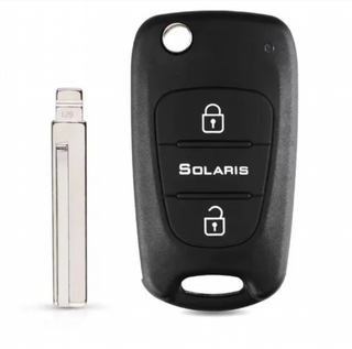 Carcasa llave 3 botones Hyundai Solaris