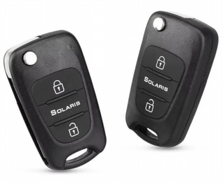 Carcasa llave 3 botones Hyundai Solaris