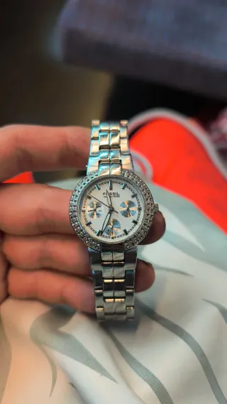 Reloj Fossil Mujer con Brillantes