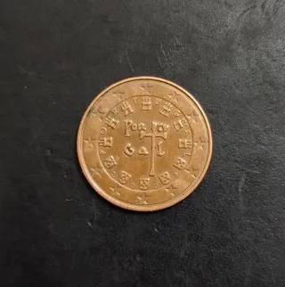 Moneda 5 Céntimos Portugal