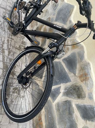 Bicicleta Paseo Btwin Negra