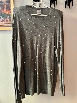 Jersey APOLOGY Knit en color gris medio - perlas