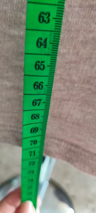 Vestido beige manga tres cuartos