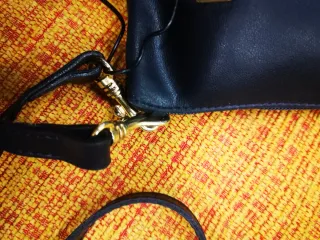 Borsa Fendissime Pelle Nera Cuore