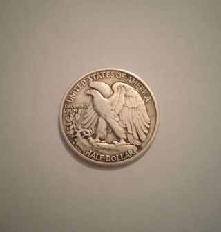 Moneda Media Dólar 1941