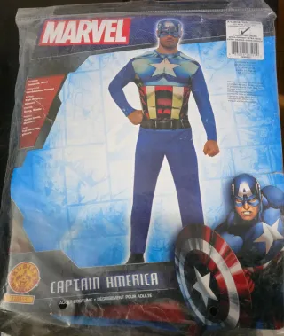 Disfraz Capitán América Adulto Talla XL
