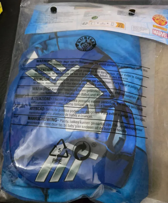 Disfraz Capitán América Adulto Talla XL