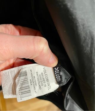 Cazadora Volcom Mujer Negra