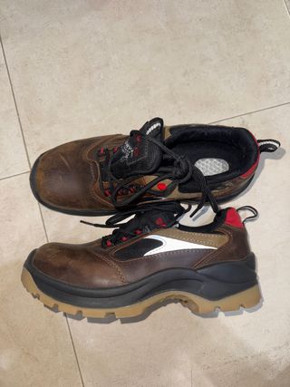 Zapatos de Seguridad Industriales Marrones