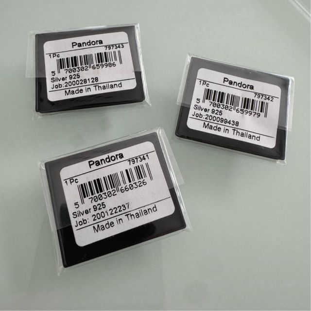 3 Charms Pandora Memories