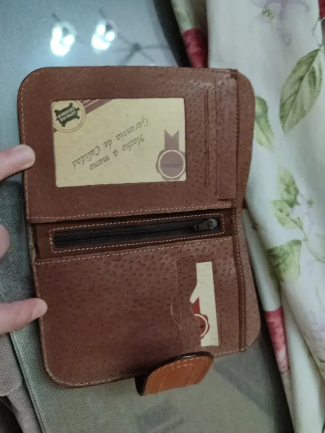 Cartera monedero polipiel