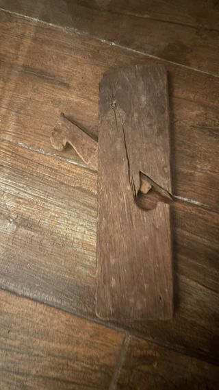 Pialla antica da falegname in legno