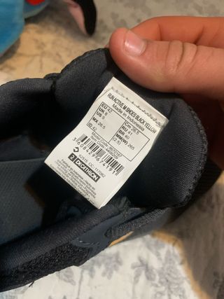 Zapatillas deportivas negro y ama