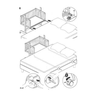 Minicuna colecho blanca