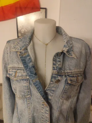 Cadena de acero inoxidable dorada con colgante