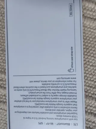 Reloj Samsung galaxy watch 47 mm