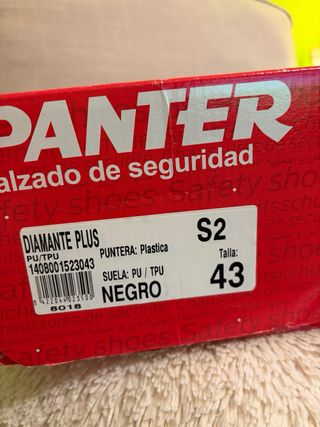 Panter Diamante Plus S2 T43 Calzado Seguridad