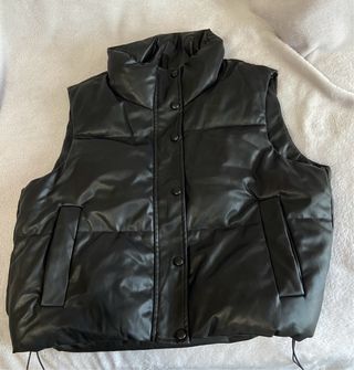 Chaleco acolchado negro