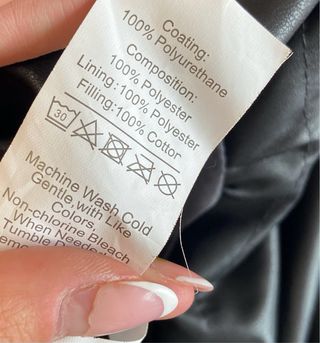 Chaleco acolchado negro