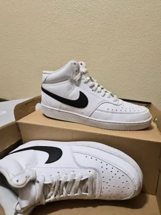 Nike Court Vision Mid Blancas Talla 42