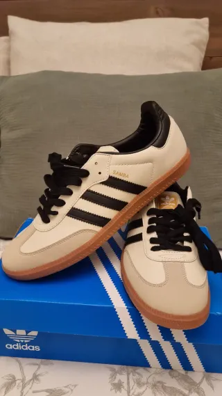 Adidas Samba OG Blanco y Negro