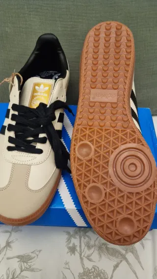 Adidas Samba OG Blanco y Negro