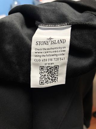 Sudadera Stone Island Negra