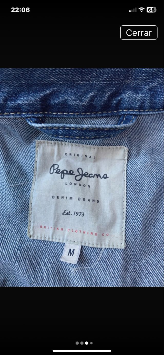 Chaqueta Vaquera Pepe Jeans Azul