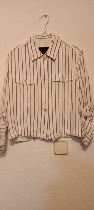 Camisa Massimo Dutti Rayas Talla S