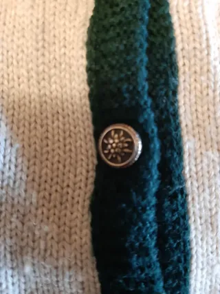 Completo tirolese bimbo cardigan e pantaloni