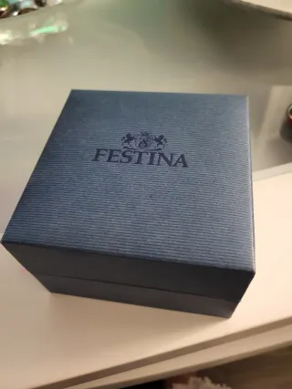 Reloj Festina Cronógrafo Azul y Plateado