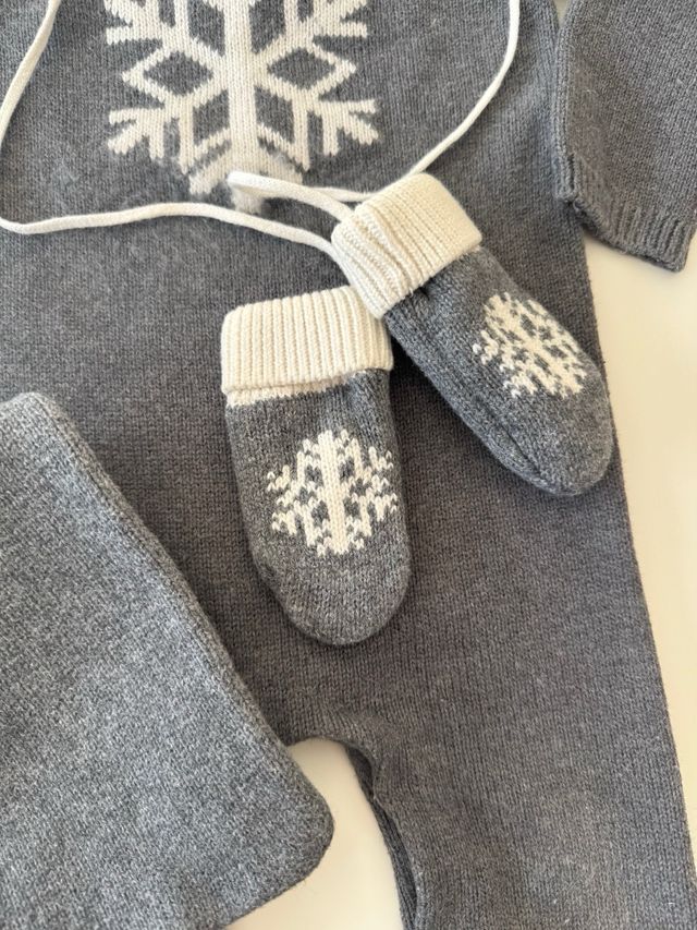 Set completo neonato fiocco di neve di Jacadi