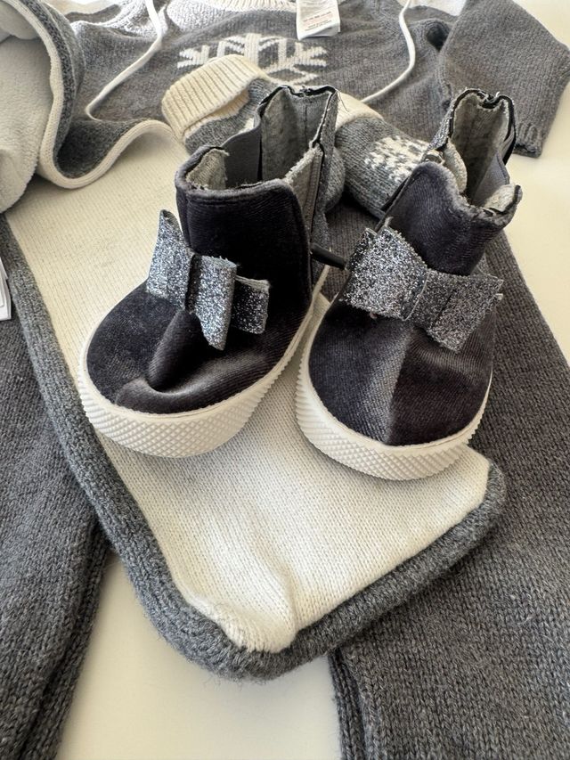 Set completo neonato fiocco di neve di Jacadi