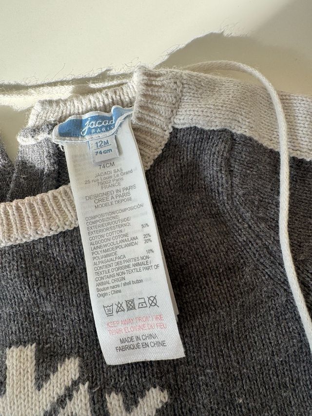 Set completo neonato fiocco di neve di Jacadi