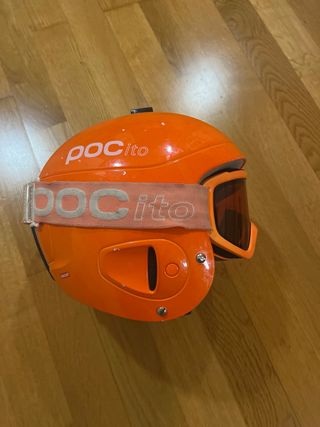 Casco de esquí y gafas POC para niño XS-S (51-54)