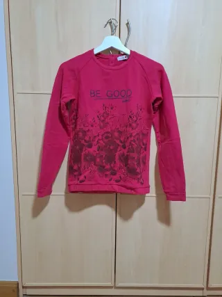 Sudadera niña estampado floral