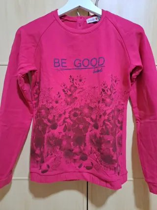 Sudadera niña estampado floral