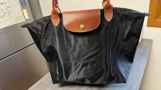 Bolso Longchamp Negro y Marrón