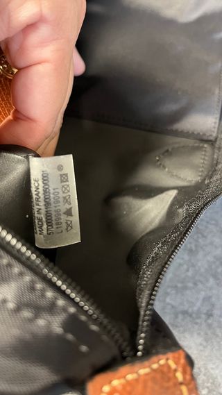 Bolso Longchamp Negro y Marrón