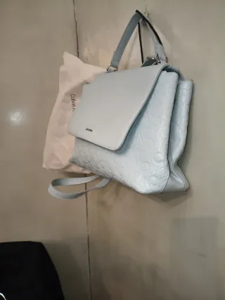 Bolso Calvin Klein Azul Claro Nuevo