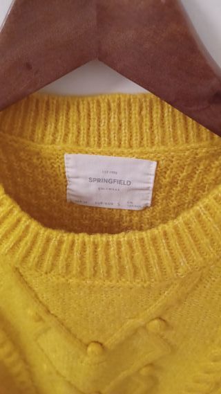 Jersey amarillo trenzado Springfield