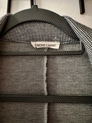 Americana Cache Cache gris jaspeada – Talla S