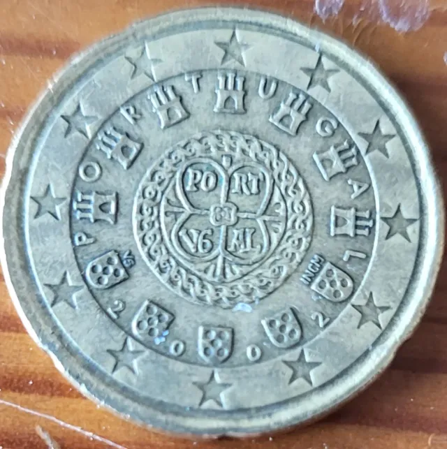 Moneda 20 céntimos Portugal