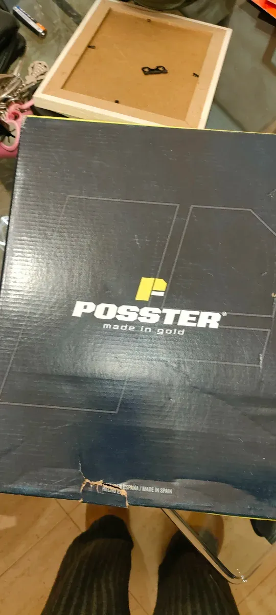 Zapatos de seguridad POSSTER negros y verdes